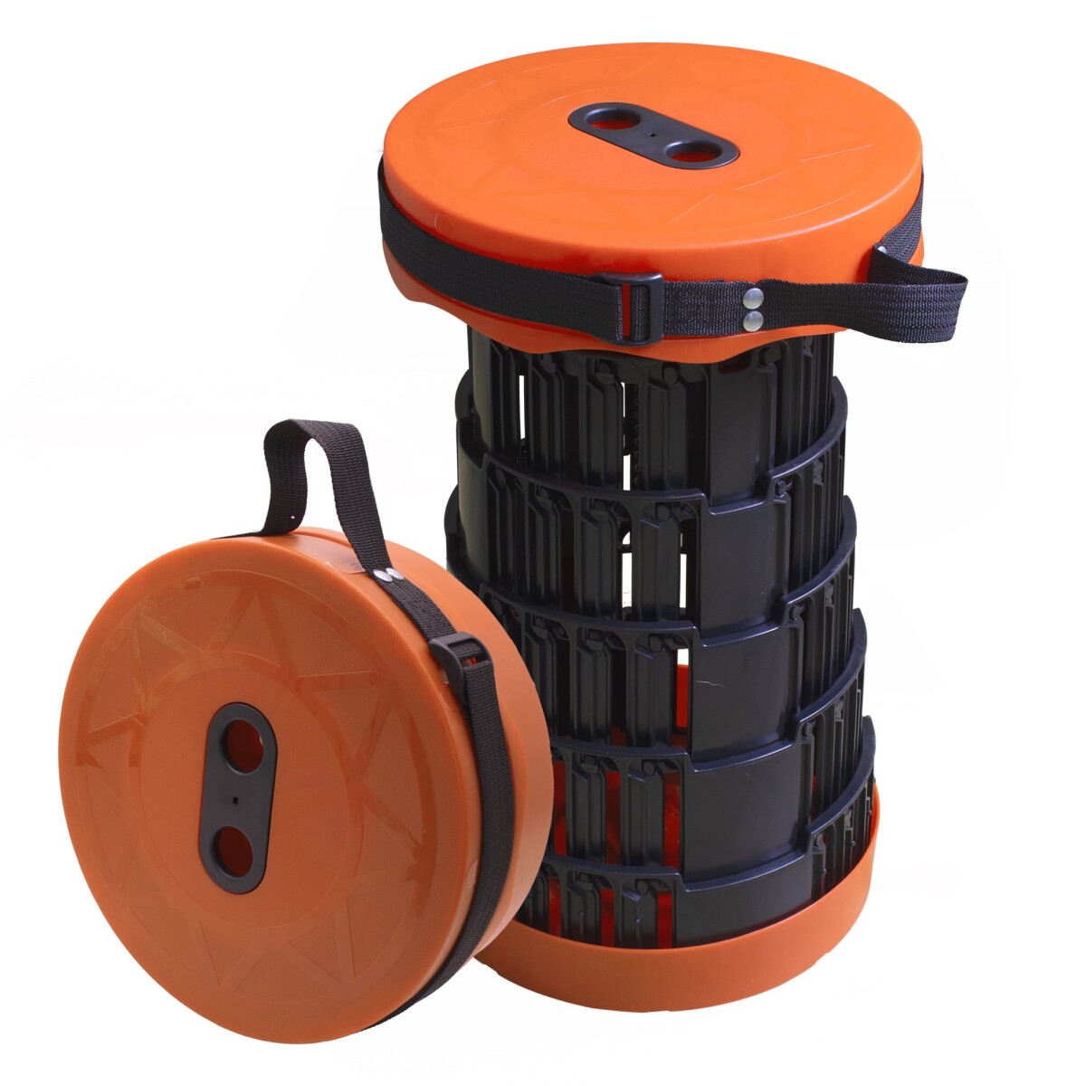 Banco Portátil Plegable Para Acampar - NARANJA 
