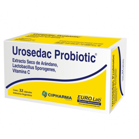Urosedac Probiotico x 32 CAP Urosedac Probiotico x 32 CAP