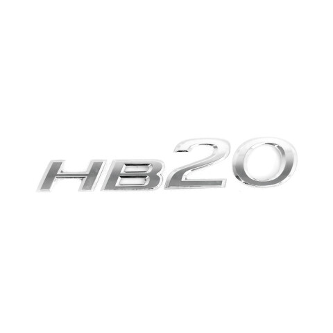 EMBLEMA "HB20" CROMADO Emblema "hb20" Cromado
