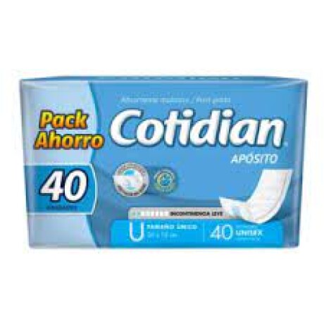 Cotidian Apósito Post Parto x40 – Cuidado Maternal Cotidian Apósito Post Parto x40 – Cuidado Maternal