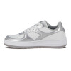 Championes Casuales Mujer Diadora Spitfire Iii Blanco-plateado