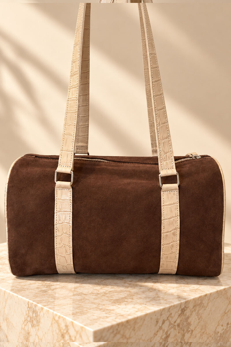 Cartera baulito Chocolate