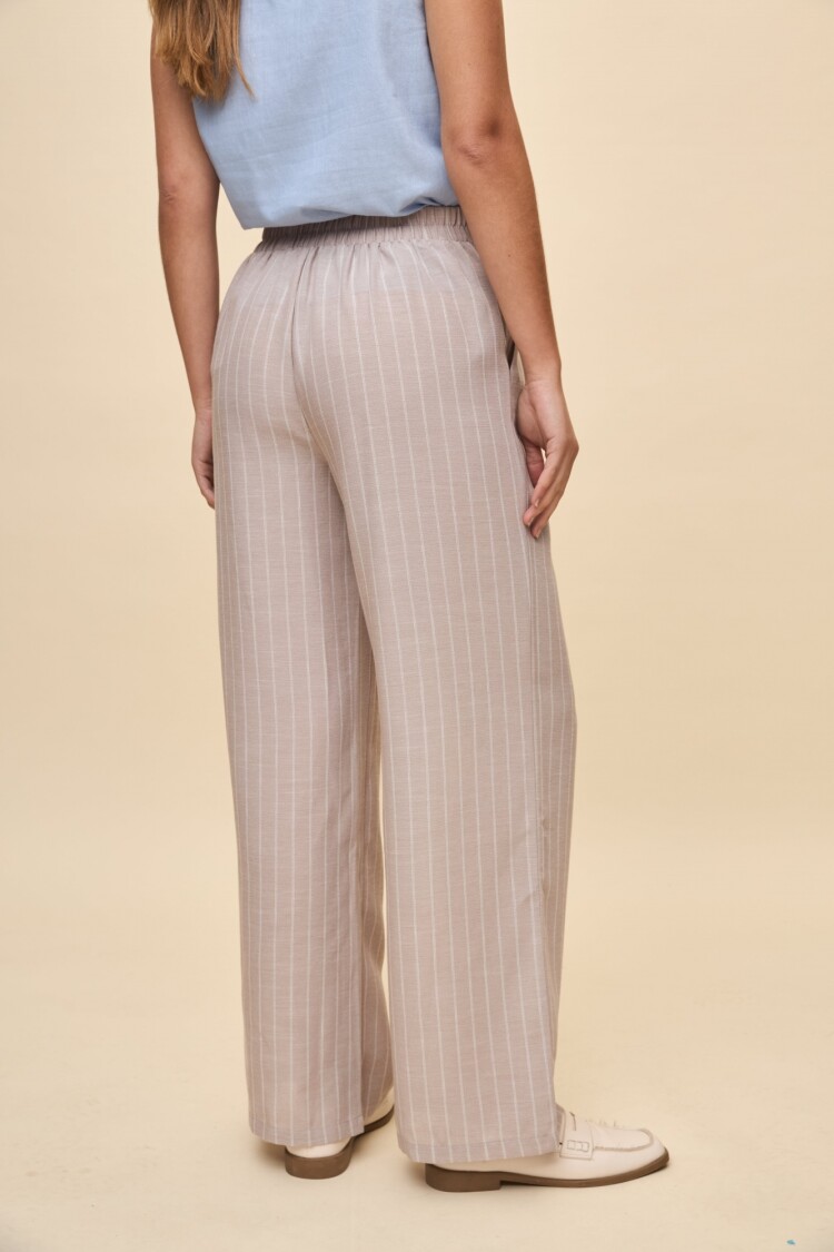 PANTALÓN CIPRES STRIPED Tostado