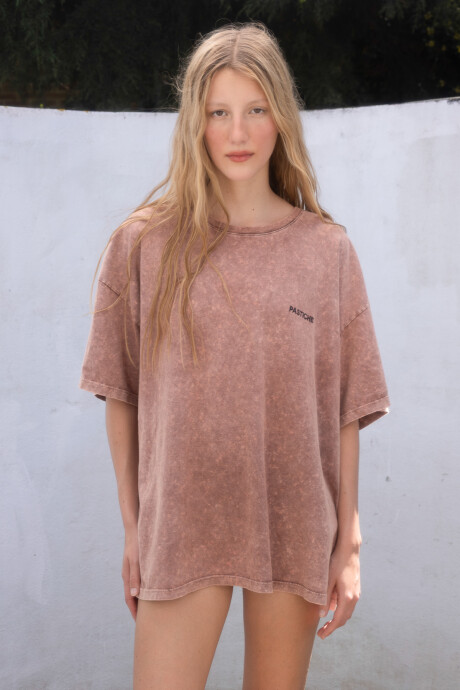 T-shirt Boxy Unisex Washed