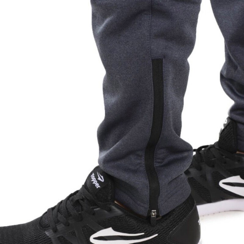 Pantalón de Hombre Topper Poly Fleece Negro Melange