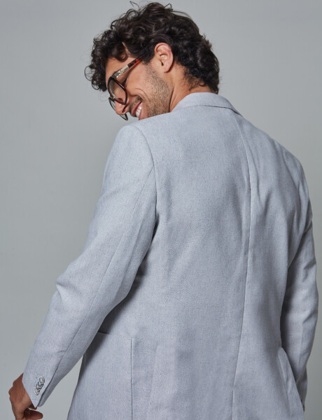 Saco lino gris