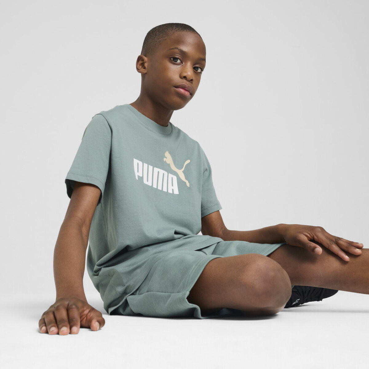 ESS 2 COLOR Nş1 Logo Tee B 68577830 - Verde 