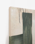 Lienzo abstracto Fida verde 180 x 140 cm
