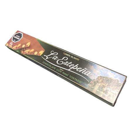 Turron La Estepeña 60 grs Blando sabor Chocolate con Mani Tostado