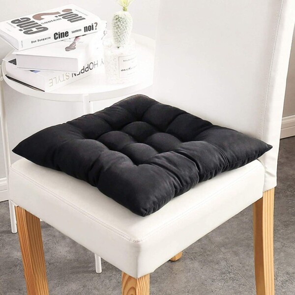 Almohadon Decorativo Poliester Algodón Super Cómodos X4 Color Variante Negro