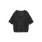 VMLEILANI STITCH 2/4 U-NECK PULLOVER BLACK
