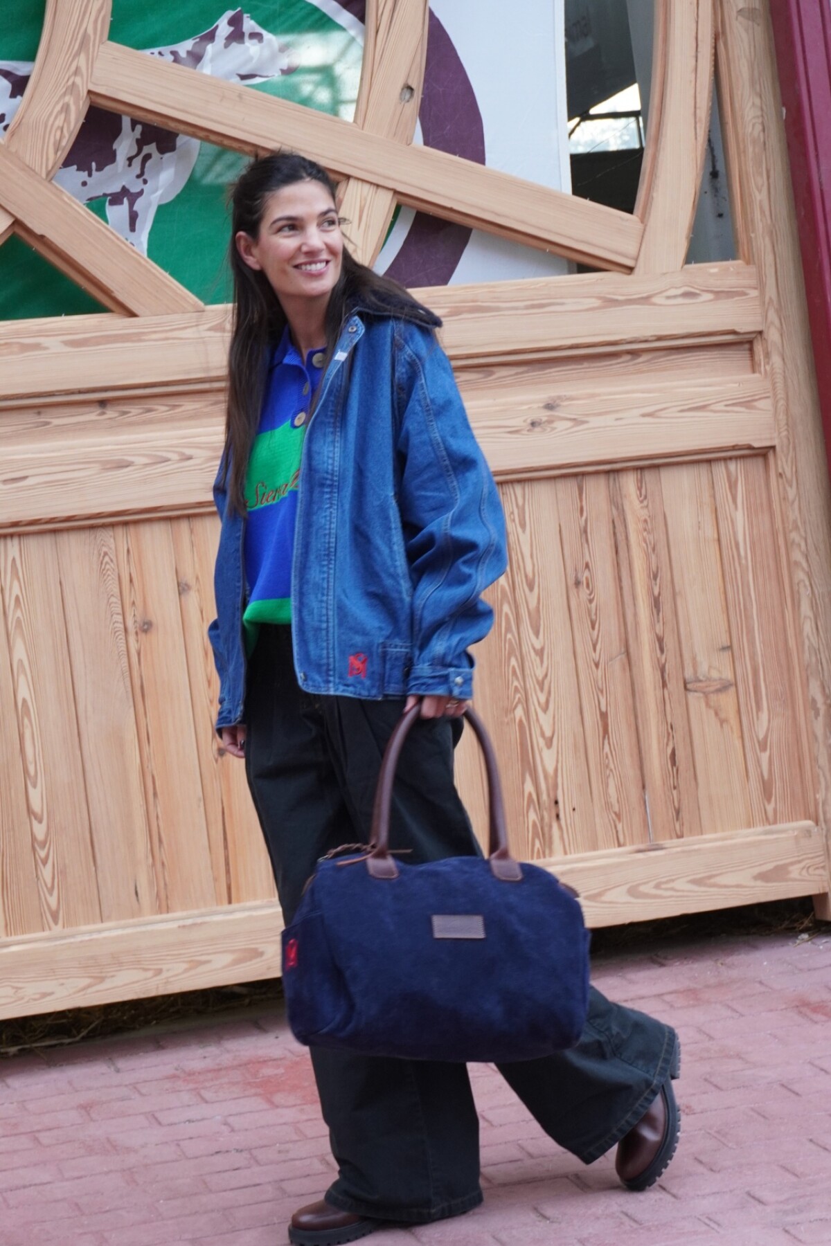 Heart Break Handbag Azul Marino