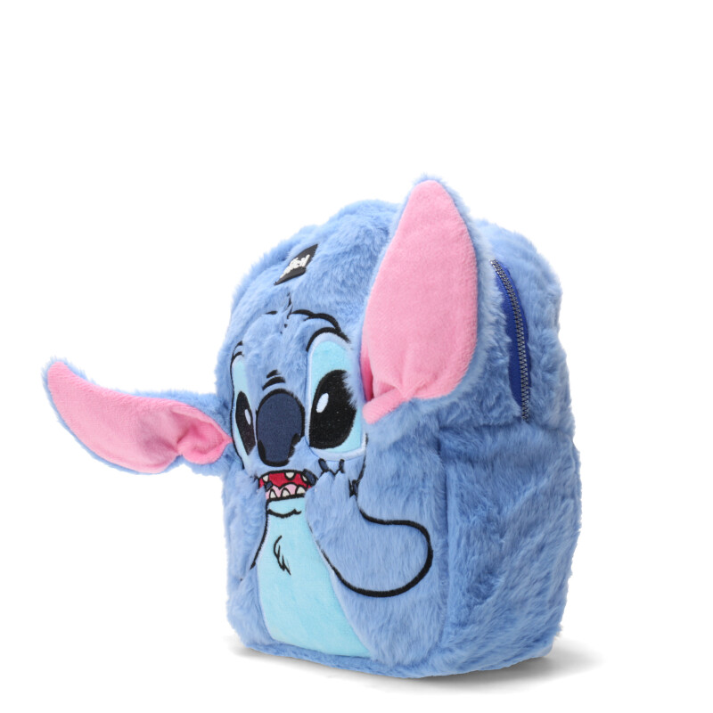 Mochila Disney Lilo & Stich Plush Azul - Rosa