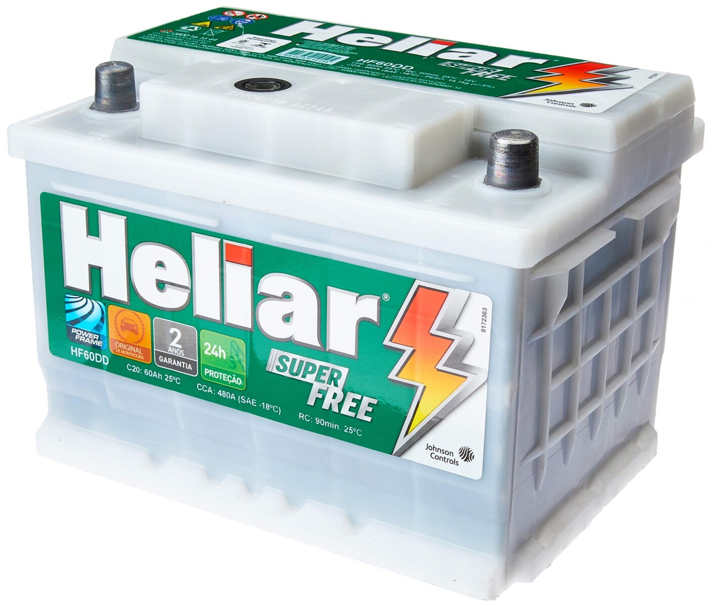 Bateria Heliar 75 amp. - Derecha 