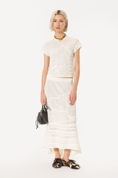 POLLERA CERISE Beige