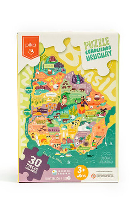 PUZZLE CONOCIENDO URUGUAY 30 PIEZAS PUZZLE CONOCIENDO URUGUAY 30 PIEZAS