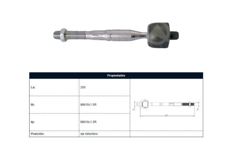 Mate Mitsubishi L200 07-25 Der/Izq Mate Mitsubishi L200 07-25 Der/Izq