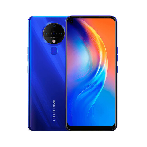 Celular Tecno Spark KE7 6.8" 4GB 64GB Azul Celular Tecno Spark KE7 6.8" 4GB 64GB Azul