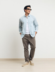 080652 PANTALON HARRY Verde Medio