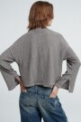 BREAK IT DOWN SWEATER RIB MOCK Gris