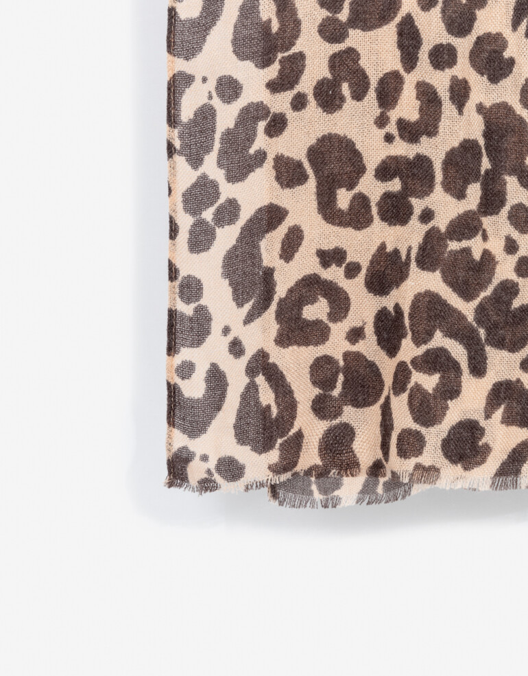 Pashminas Estampados Varios: Animal Print/Rayado/Flores Pashmina Animal Print - Combinacion Multicolor