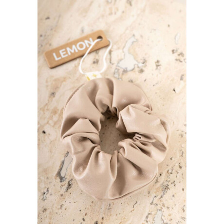 Scrunchie Cuero Vegano Arena