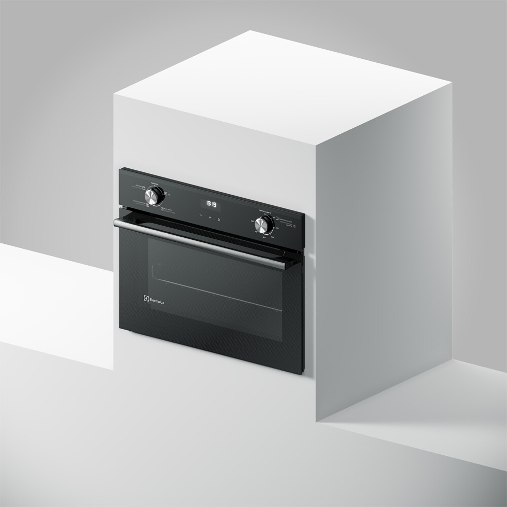 Horno de Empotrar Eléctrico 50Lts Negro