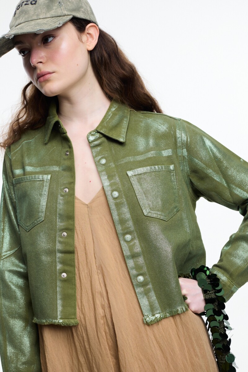 CAMPERA CORTA Army