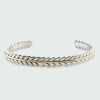 Pulsera de hombre Cesar de plata 925 y oro 18k Pulsera de hombre Cesar de plata 925 y oro 18k