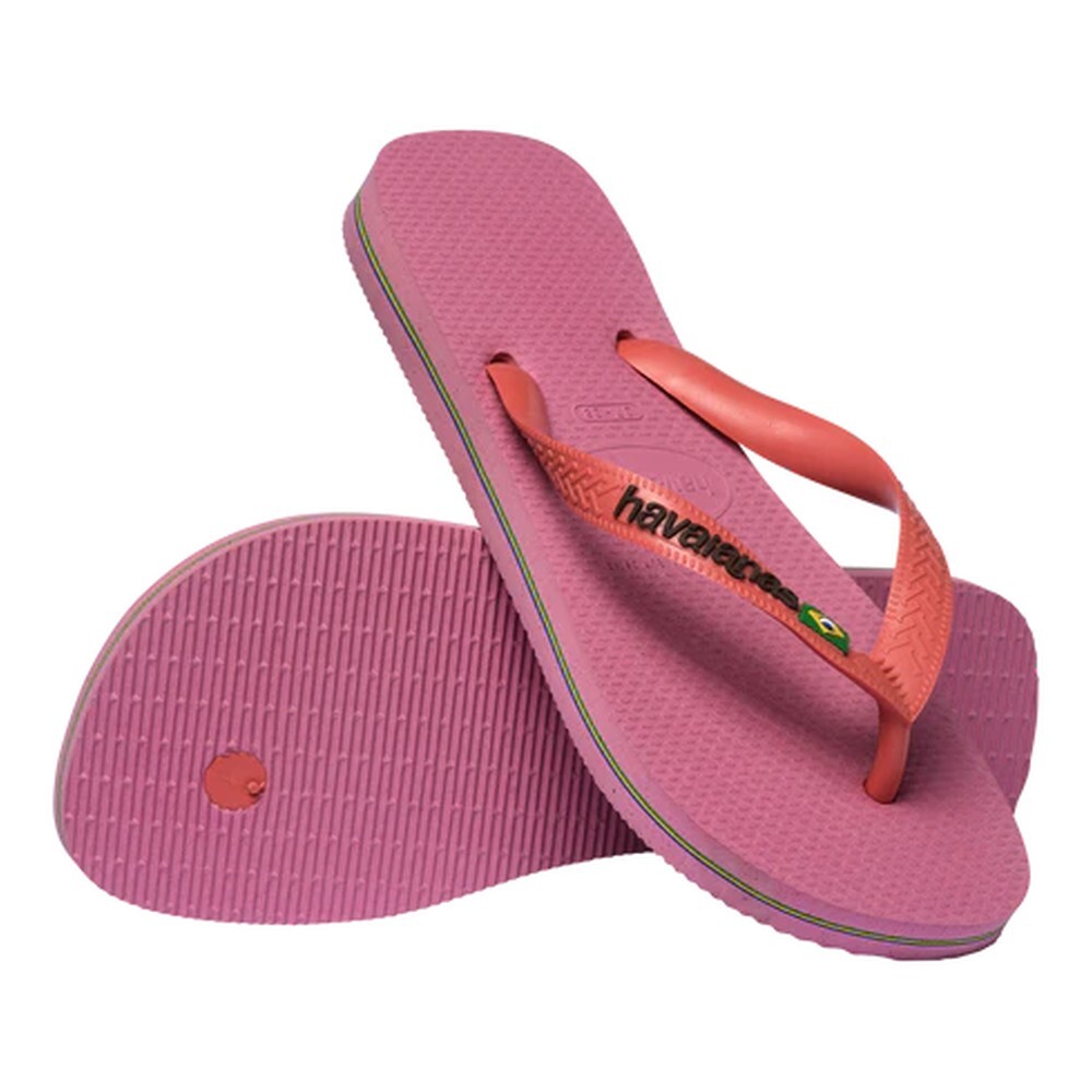Sandalias Havaianas Brasil Logo Hombre Pink Chiffon