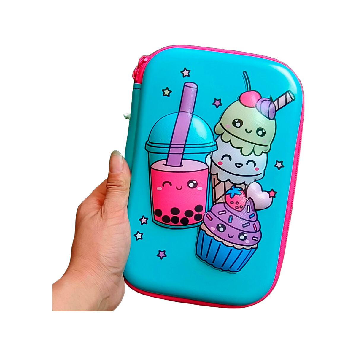 Cartuchera Rigida Escolar Infantil Brio Organizadora - Milkshake Cartuchera Rigida Escolar Infantil Brio Organizadora - Milkshake