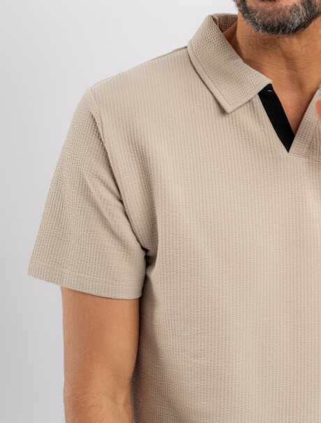 Remera m/c cloque Dusk topo