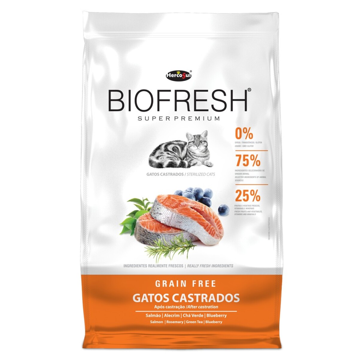 ALIMENTO GATOS BIOFRESH CASTRADO SALMÓN 7,5KG 