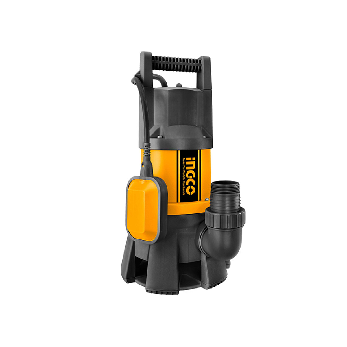 Bomba de plástico sumergible 1000W p/agua turbia - ING0294 