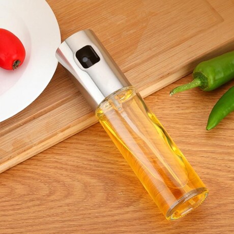 Rociador Pulverizador Aderezos Multiuso Aceite Vinagre Salsa Plateado