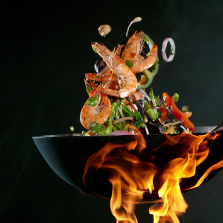 Sarten Wok de Aluminio 30 cm Robust Lacor Sarten Wok de Aluminio 30 cm Robust Lacor