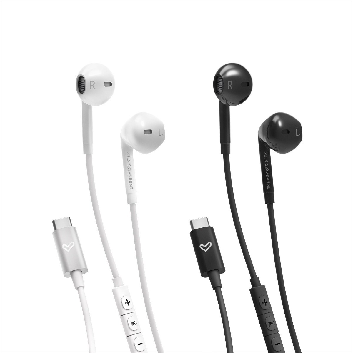 Auricular Usb-c P/cel Energy Earphones Smart 2 Blanco 