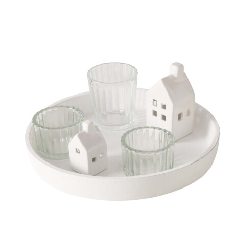 BANDEJA 2052805 VIDRIO BLANCO BLANCO
