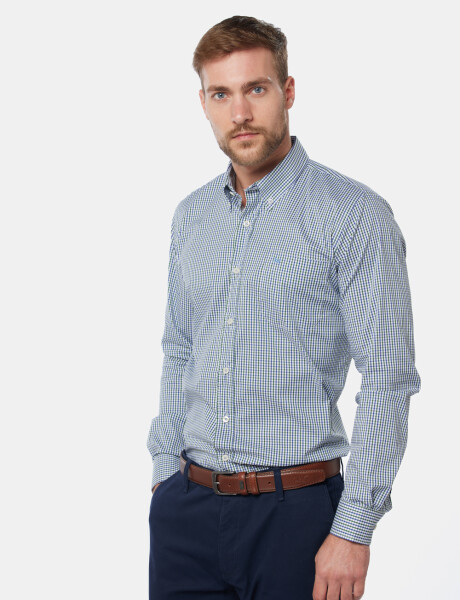 CAMISA SPORT A CUADROS Verde