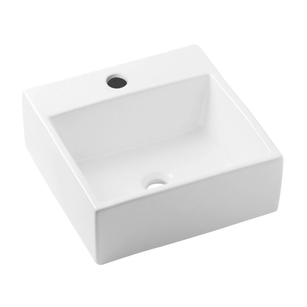 BACHA DE APOYO MODELO BASIC Q6 35x35 CM COLOR BLANCO Bacha De Apoyo Modelo Basic Q6 35x35 Cm Color Blanco