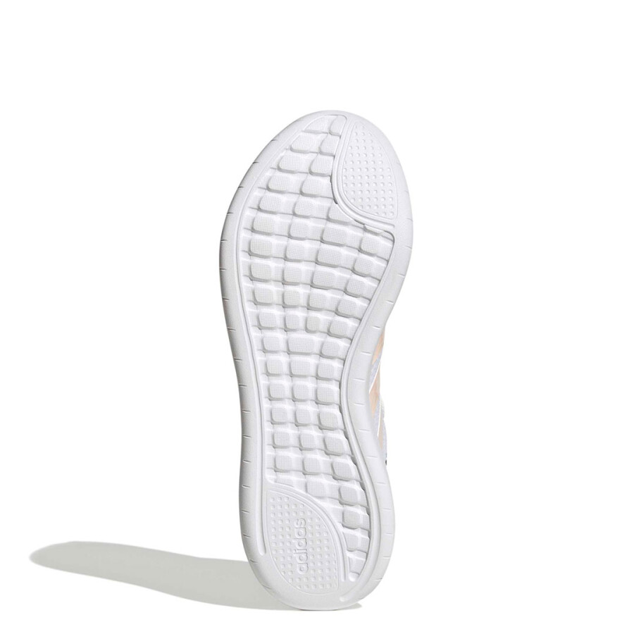 Championes de Mujer Adidas QT Racer 3.0 Blanco - Anaranjado - Metalizado