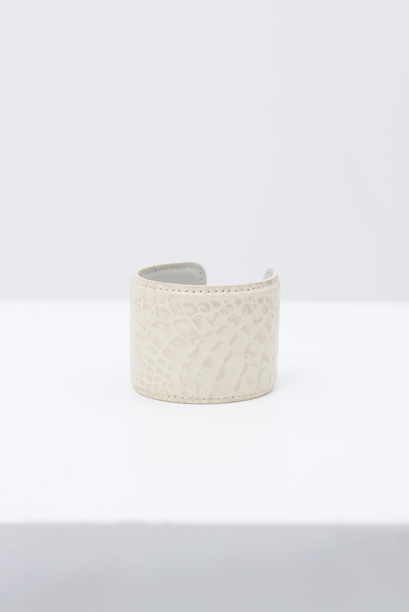 PULSERA CUERO - CRUDO 