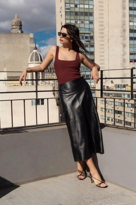 Falda Malta Negro