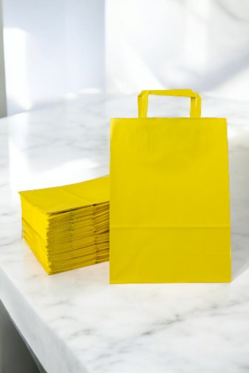 Pack x 200 - bolsa 22x10x30 cm. - AMARILLO 