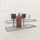 Soporte para shampoo simple NEGRO
