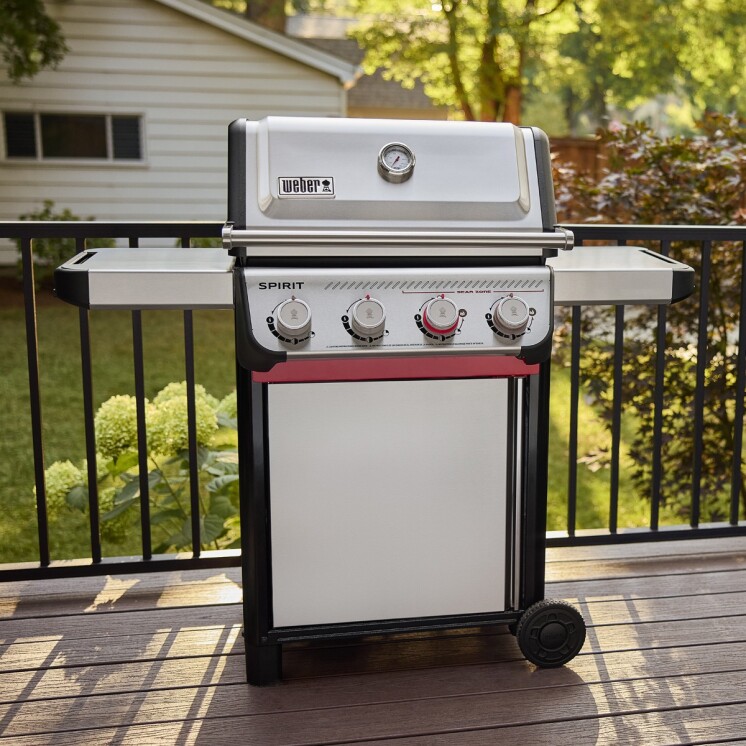 Barbacoa a Gas Weber Spirit S-425 4 Quemadores con Sear Zone Acero Inoxidable Barbacoa a Gas Weber Spirit S-425 4 Quemadores con Sear Zone Acero Inoxidable