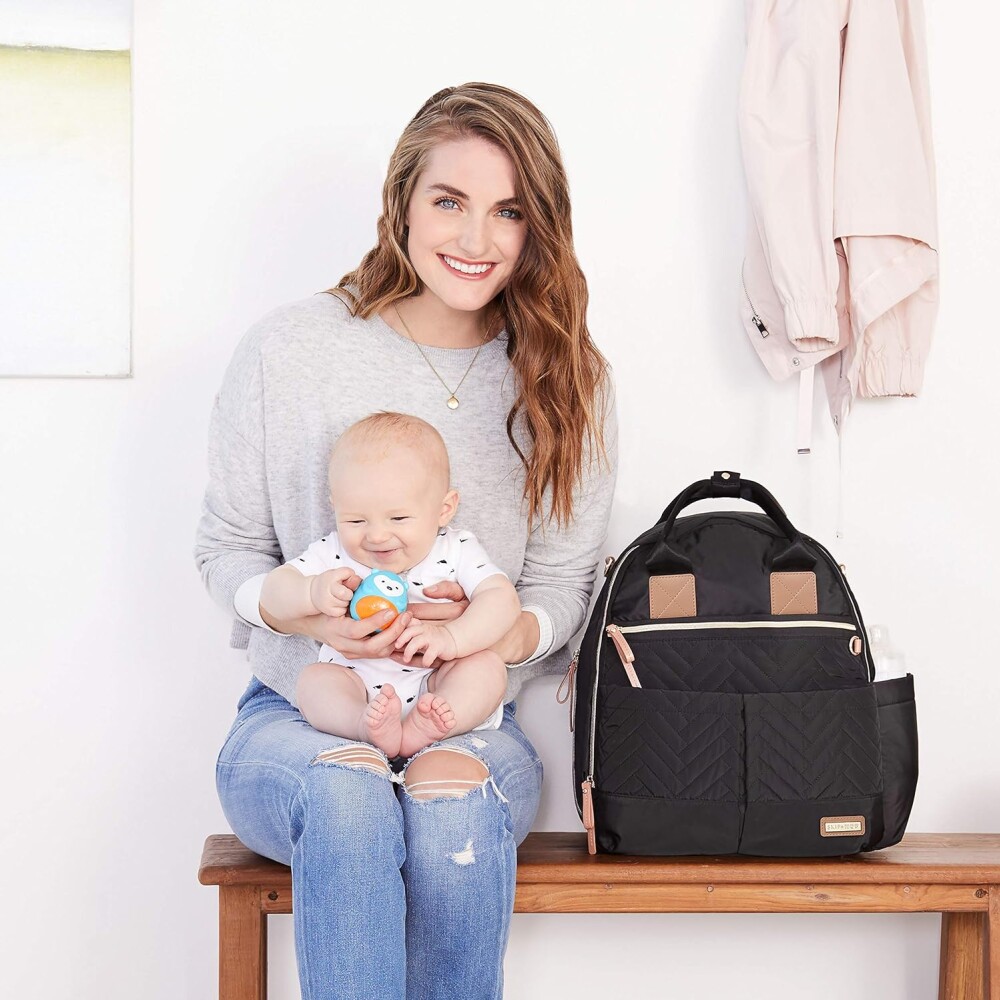 Mochila maternal SUITE skip hop Black Mochila maternal SUITE skip hop Black