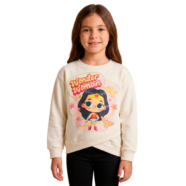 Buzo WONDER WOMAN de Niños - WWIIFW24200 Blanco