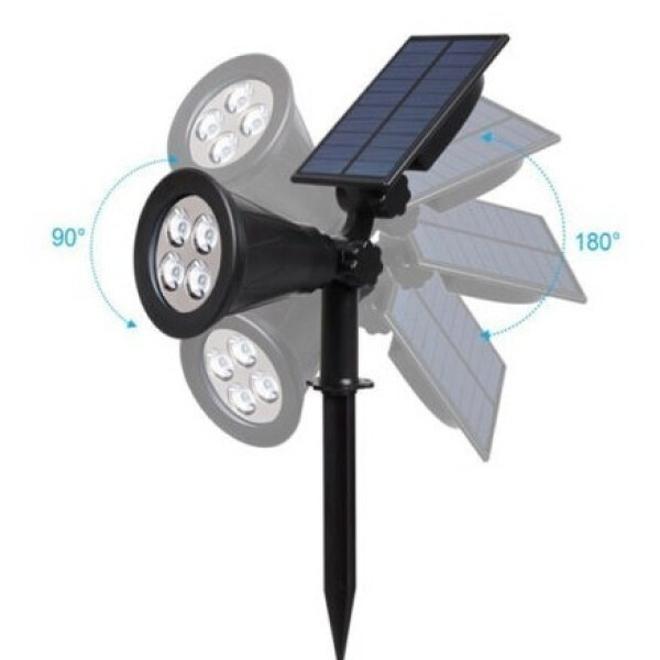 Reflector Led Solar Pincho 2W Luz Cálida MVC Reflector Led Solar Pincho 2W Luz Cálida MVC