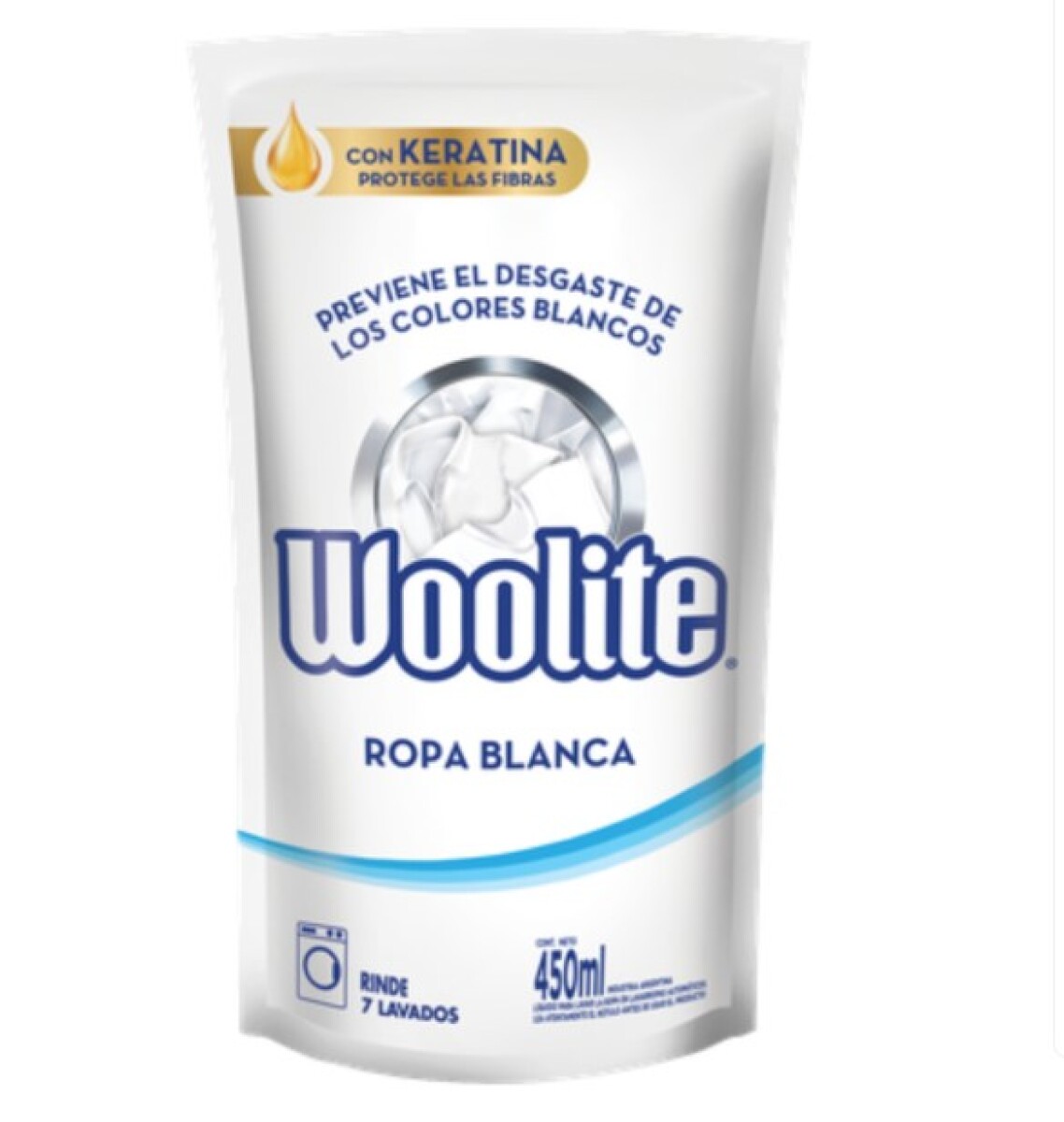 Woolite jabón líquido 450 ml - Ropa blanca 